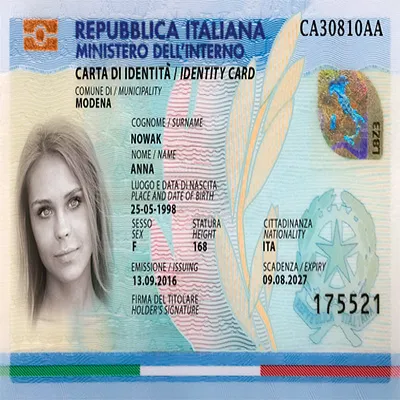 Buy Fake Italian ID Card