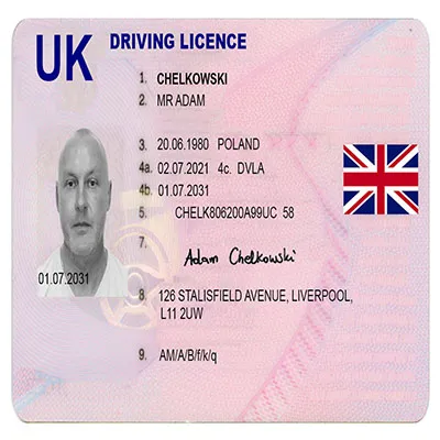 Buy United Kingdom Driving License